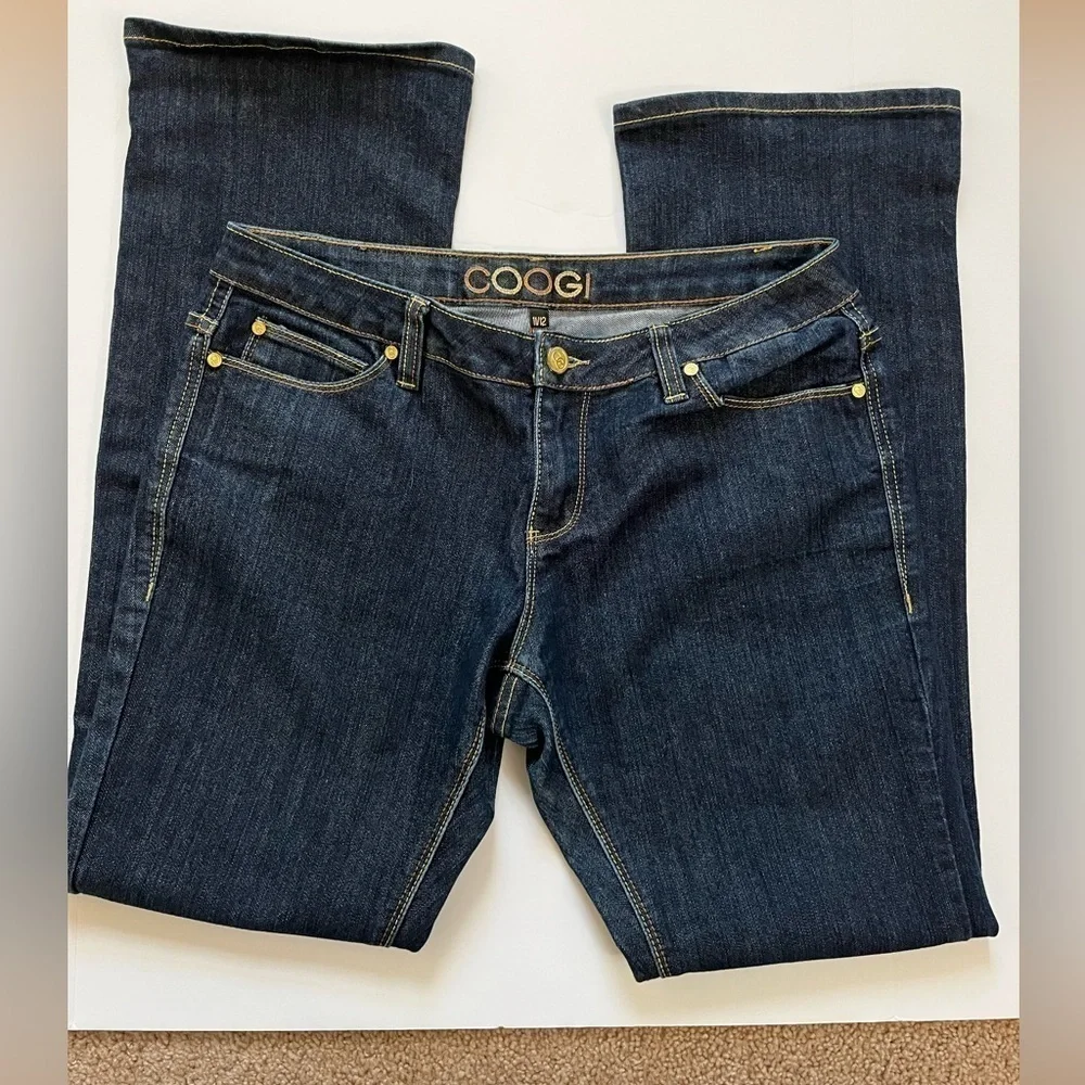 Coogi Dark Wash Embroidered Jeans Size 11/12